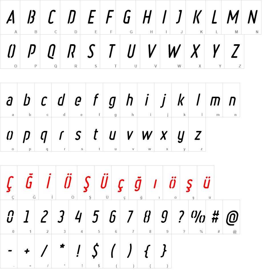 Ruler Stencil font